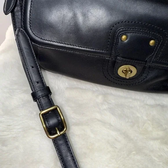 Coach City Willis 70th Anniversary Crossbody Bag Satchel Black Legacy 22062 - Picture 9 of 16